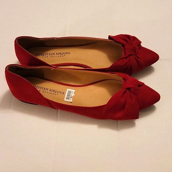 BRAND NEW CHRISTIAN SIRIANO POINTED TOE BOWNOT SLIP-ON BALLET FLAT - Picture 9 of 14